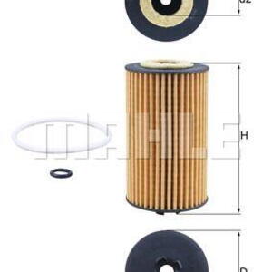 Olejový filtr MAHLE OX 1058D