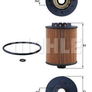 Olejový filtr MAHLE OX 1075D