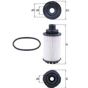 Olejový filtr MAHLE OX 1137D