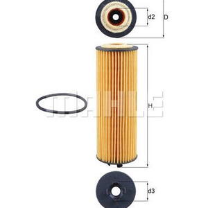Olejový filtr MAHLE OX 1155D