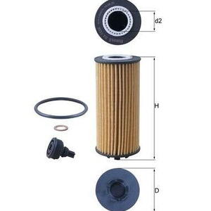 Olejový filtr MAHLE OX 1238D