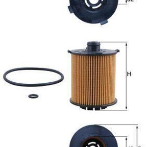 Olejový filtr MAHLE OX 1357D