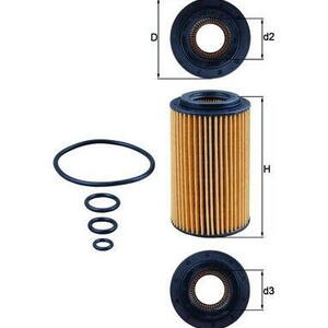 Olejový filtr MAHLE OX 153/7D