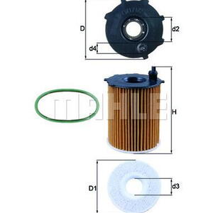 Olejový filtr MAHLE OX 171/2D1