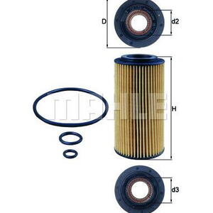 Olejový filtr MAHLE OX 179D