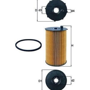 Olejový filtr MAHLE OX 205/2D