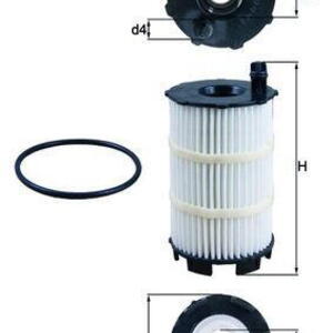 Olejový filtr MAHLE OX 350/4D