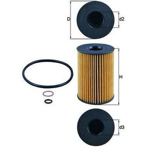 Olejový filtr MAHLE OX 353/7D