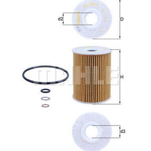 Olejový filtr MAHLE OX 355/3D