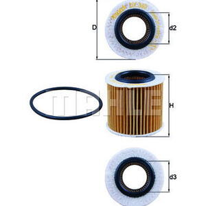Olejový filtr MAHLE OX 360D