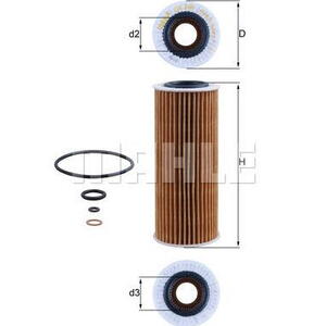 Olejový filtr MAHLE OX 368D1