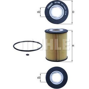 Olejový filtr MAHLE OX 380D
