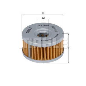 Olejový filtr MAHLE OX 408