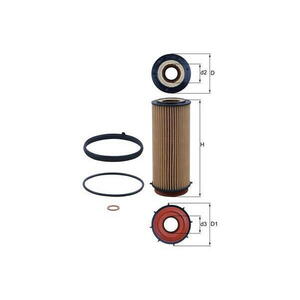Olejový filtr MAHLE OX 560D