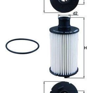Olejový filtr MAHLE OX 774D