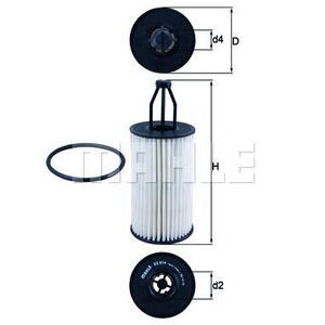 Olejový filtr MAHLE OX 814D