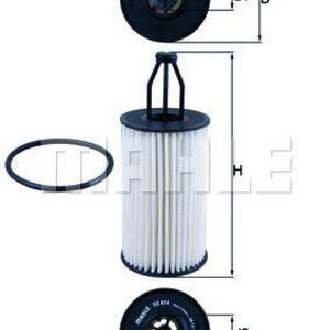 Olejový filtr MAHLE OX 814D