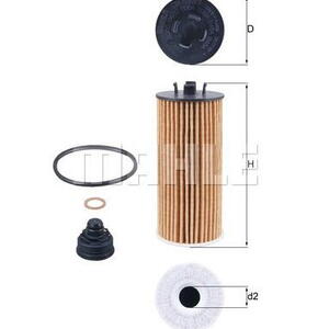 Olejový filtr MAHLE OX 815/1D