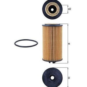 Olejový filtr MAHLE OX 978D