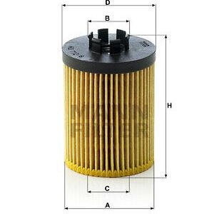 Olejový filtr MANN-FILTER HU 712/8 x