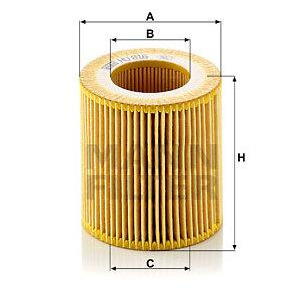 Olejový filtr MANN-FILTER HU 816 z KIT