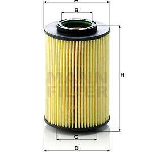 Olejový filtr MANN-FILTER HU 822/5 x