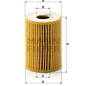 Olejový filtr MANN-FILTER HU 825 x