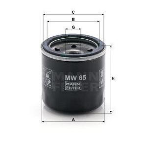 Olejový filtr MANN-FILTER MW 65