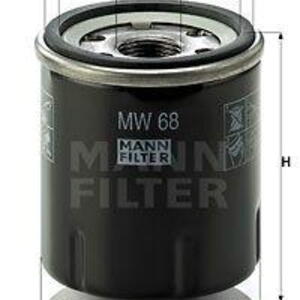 Olejový filtr MANN-FILTER MW 68