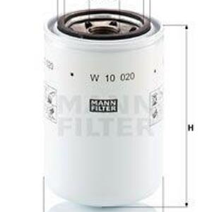 Olejový filtr MANN-FILTER W 10 020 W 10 020