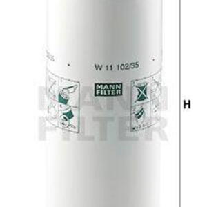 Olejový filtr MANN-FILTER W 11 102/35 W 11 102/35
