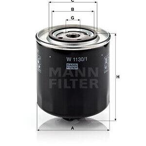 Olejový filtr MANN-FILTER W 1130/1