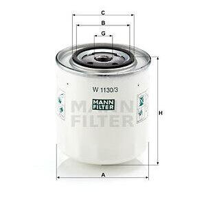 Olejový filtr MANN-FILTER W 1130/3