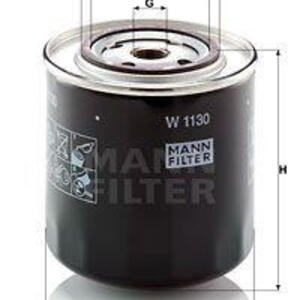 Olejový filtr MANN-FILTER W 1130 W 1130