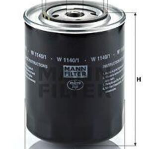 Olejový filtr MANN-FILTER W 1140/1