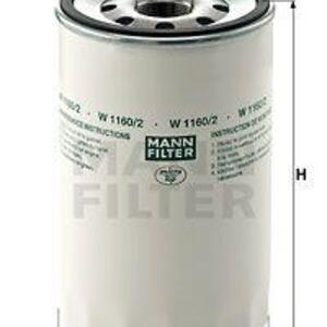Olejový filtr MANN-FILTER W 1160/2