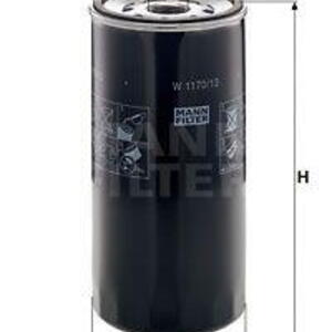 Olejový filtr MANN-FILTER W 1170/13