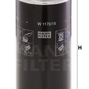 Olejový filtr MANN-FILTER W 1170/15