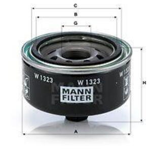 Olejový filtr MANN-FILTER W 1323