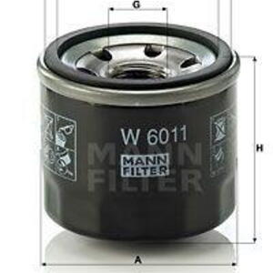 Olejový filtr MANN-FILTER W 6011 W 6011