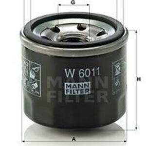 Olejový filtr MANN-FILTER W 6011