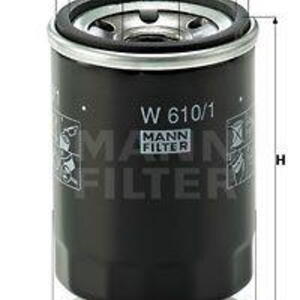 Olejový filtr MANN-FILTER W 610/1