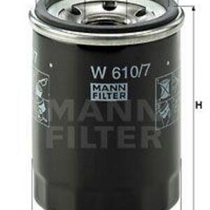 Olejový filtr MANN-FILTER W 610/7