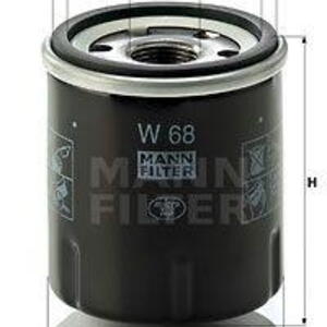 Olejový filtr MANN-FILTER W 68