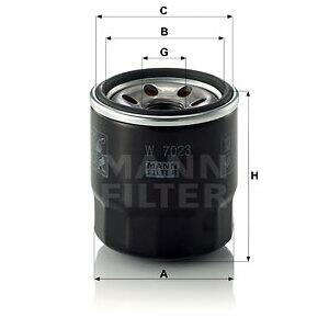 Olejový filtr MANN-FILTER W 7023