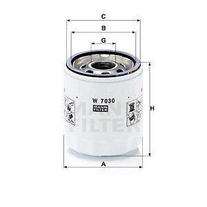 Olejový filtr MANN-FILTER W 7030