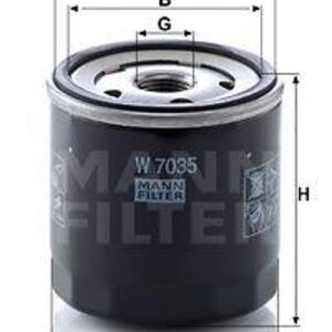 Olejový filtr MANN-FILTER W 7035