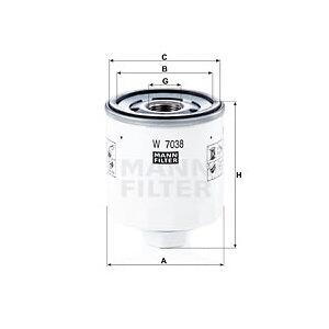 Olejový filtr MANN-FILTER W 7038
