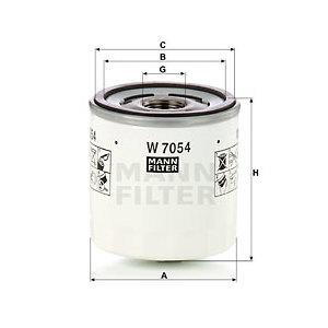 Olejový filtr MANN-FILTER W 7054