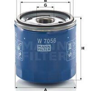 Olejový filtr MANN-FILTER W 7056